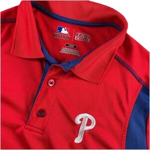 General‎ Merchandise Large  TX3 Polo Shirt Red Philadelphia Phillies